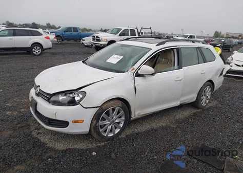 2014 Volkswagen Jetta Sportwagen 2.0L Tdi из США, поврежденный, VIN 3VWPL7AJ1EM616698